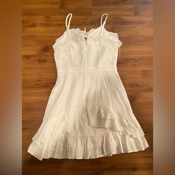 White Ruffle Dress - Picture 2 of 3